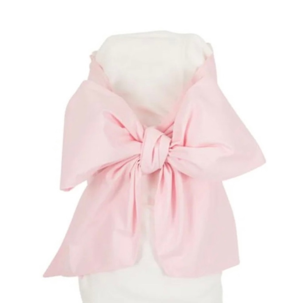 Beaufort bonnet bow swaddle palm beach pink